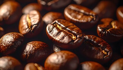 Macro Photography of Coffee Beans