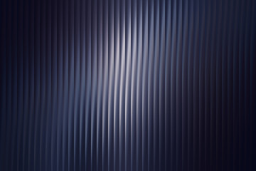 Obraz premium A dark, textured background features vertical ribbed lines with a bright, diffused light source in the center.