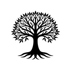 Obraz premium Tree of life symbol, growth, nature, stability, and renewal icon
