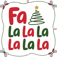 Christmas Hand Drawn Frame T-Shirt Design &ndash; Festive Holiday Doodle Border Graphic