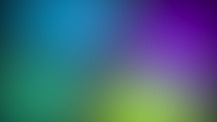Abstract gradient background in blue purple and green tones