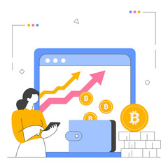 Bitcoin Deposit  PNG File On Transparent Background	