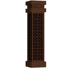 Wooden Column Pillar Rustic Architectural Structure