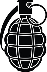 Hand Grenade Silhouette