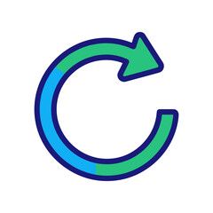 Circular arrow icon representing refresh reload and update.