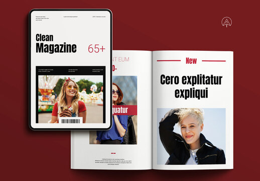 New Clean Magazine Template