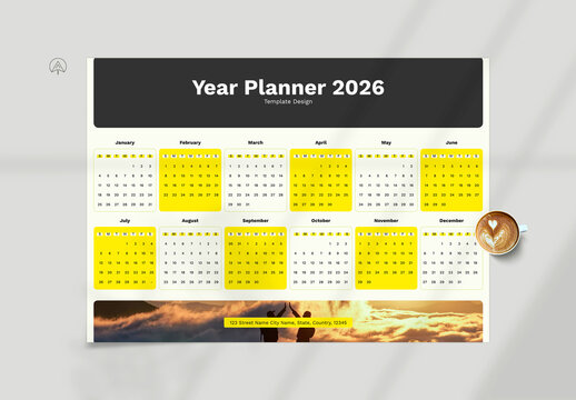 Year Planner 2026 Template