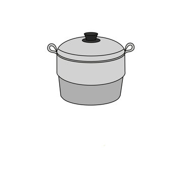 stainless steel pot