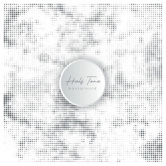 Creative abstract black and white halftone background for graphics