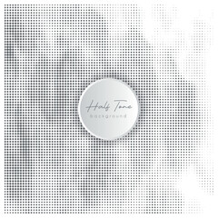 Creative abstract black and white halftone background for graphics