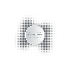 Creative abstract black and white halftone background for graphics