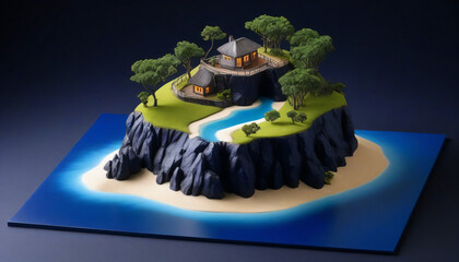 maquette island