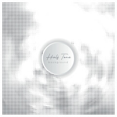 Creative abstract black and white halftone background for graphics