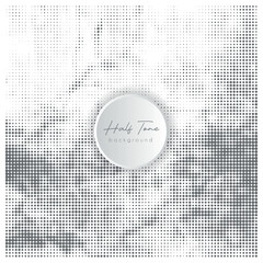 Creative abstract black and white halftone background for graphics
