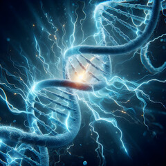Molecular Biology Animation: Dynamic 3D Visualization of DNA Double Helix Denaturation and Strand Separation Process