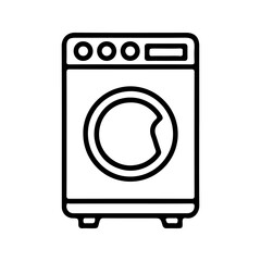 Washer icon. wash machine, for mobile concept and web design. vector illustration