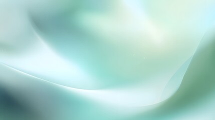 Abstract background with waves and blurred bokeh. abstract background with smooth lines in pastel shades of blue and green, mint color.