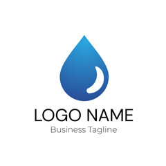 Logo Water Drop Business Vector Design Template