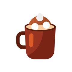 artwork of a frozen lake scene with snowy hills and trees with white background