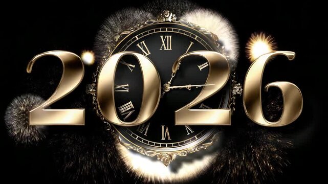 Count down to the new year 2026 filled with excitement and joy. Experience the festive atmosphere of Christmas celebrations and spectacular fireworks lighting up the night sky