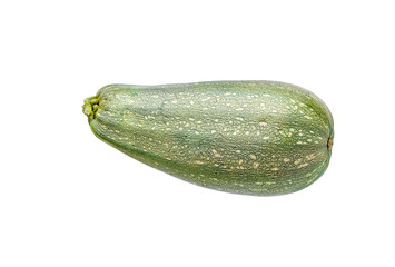 Zucchini or courgettes , or vegetable marrow on white.