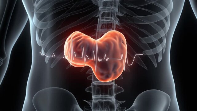 Medical Visualization of the Human Thyroid Gland with Highlighted Details in Anatomical Presentation