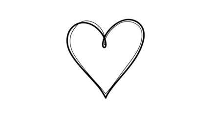 metal heart isolated on white