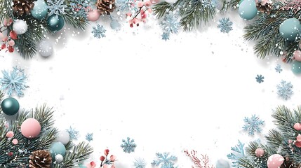 A beautiful winter sale background isolated on the white background