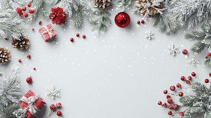 A beautiful winter sale background isolated on the white background