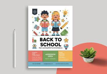 Back To School Flyer Layout