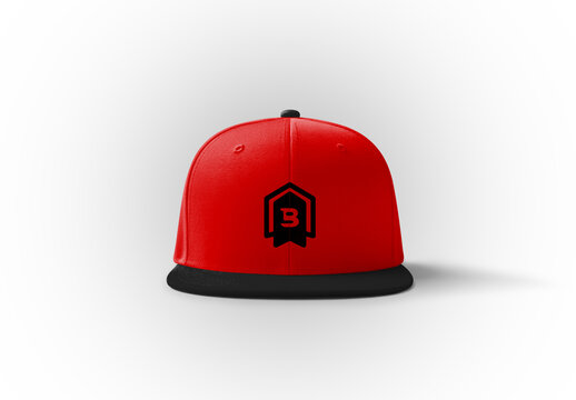 Blank Baseball Snapback Cap Mockup