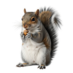 Obraz premium squirrel on white background