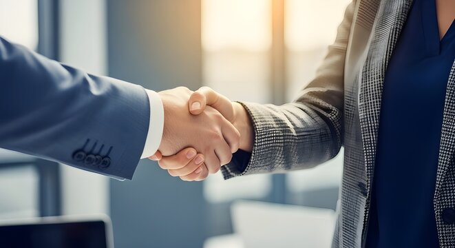 Negocios d?ndose la mano, terminando la reuni?n.
 Hombres de negocios exitosos se dan la mano despu?s de un buen trato.