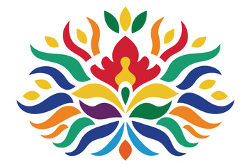 Hand-Drawn Colorful Matisse Pattern Abstract Design Vector