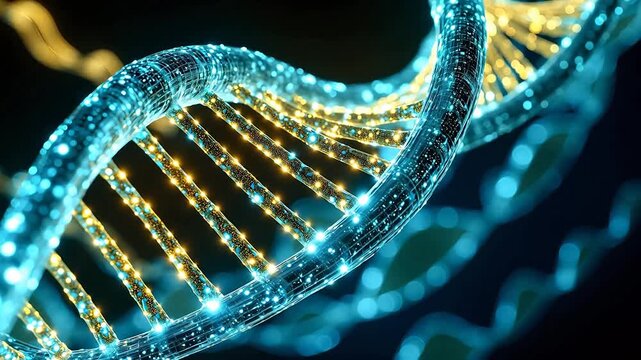 Double helix DNA strand