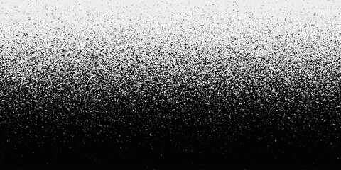 Noise grain background, pointillism dots gradient or dotwork pattern, vector stipple effect. Grain noise halftone or grainy texture.