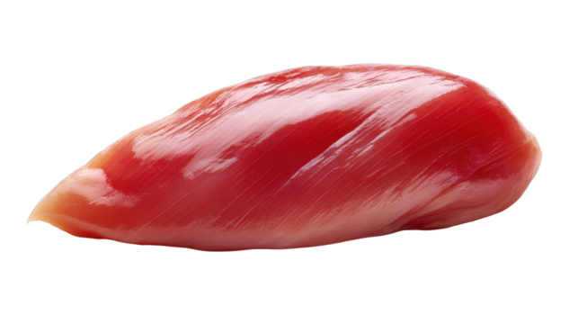 Uncooked beef portion rests on black backdrop ready for prep fresh red meat rich texture isolated on stark black surface