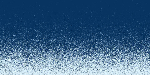 Blue noise grain background, pointillism gradient or dotwork pattern, vector dot effect. Halftone noise grain or speckled texture.
