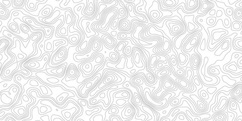 Topographic map backdrop. Conditional geography scheme and the terrain path. Contour line abstract background.  Concept of technology, science. Wallpaper. Pattern.