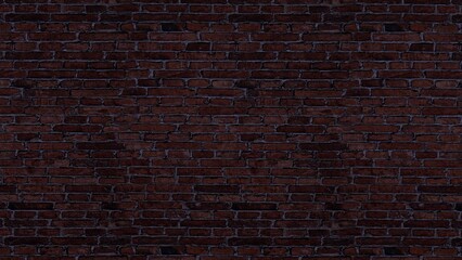 Dark Red Brick Wall Texture Rustic and Urban Architectural Design Element