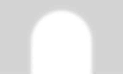 Abstract arch with semitransparent edge effect