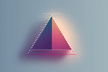 Geometryczna ilustracja trójkąta