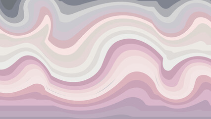 Abstract background with wavy lines and smooth transitions in pastel colors