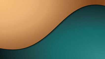 Abstract background with copper and teal textures for modern presentation