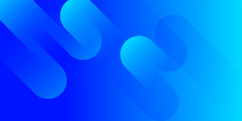 Abstract blue background with diagonal lines. Dynamic shapes composition. Vector illustration