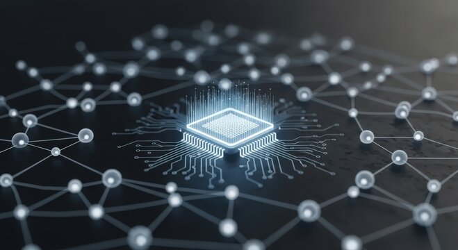 nextgeneration artificial intelligence module integrated into electronic systems showing bright data routes
