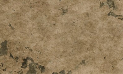A textured, aged brown surface with irregular dark grey and black splotches and fibers, creating a vintage, worn, and organic abstract background