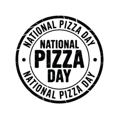 National pizza day stamp celebration
