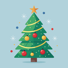 Fototapeta premium abstract Christmas tree