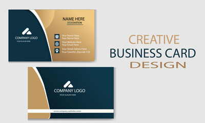 Modern professional corporate creative aesthetic multiple colour double sided business and visiting card design template. 

